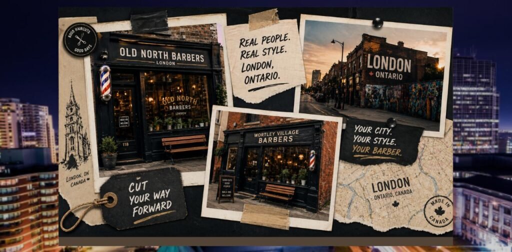 Barber shops in London, Ontario.