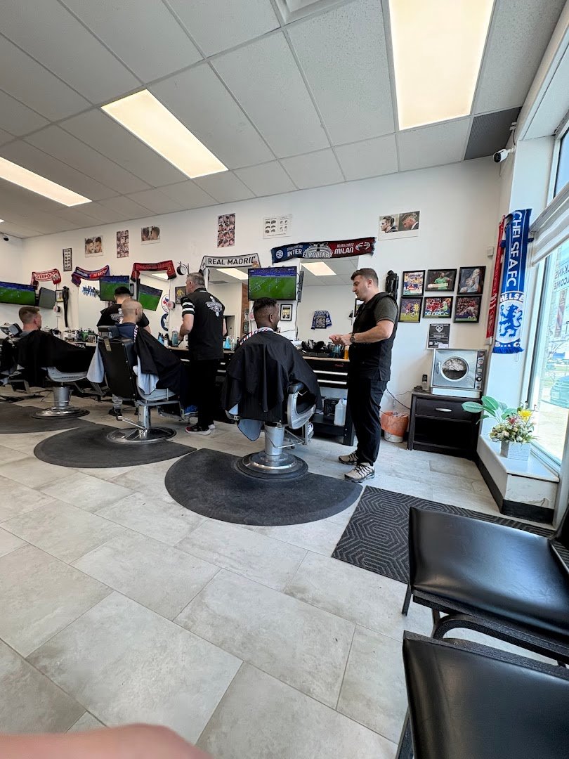 MR. SHAVE BARBERSHOP barber shop interior, London Ontario