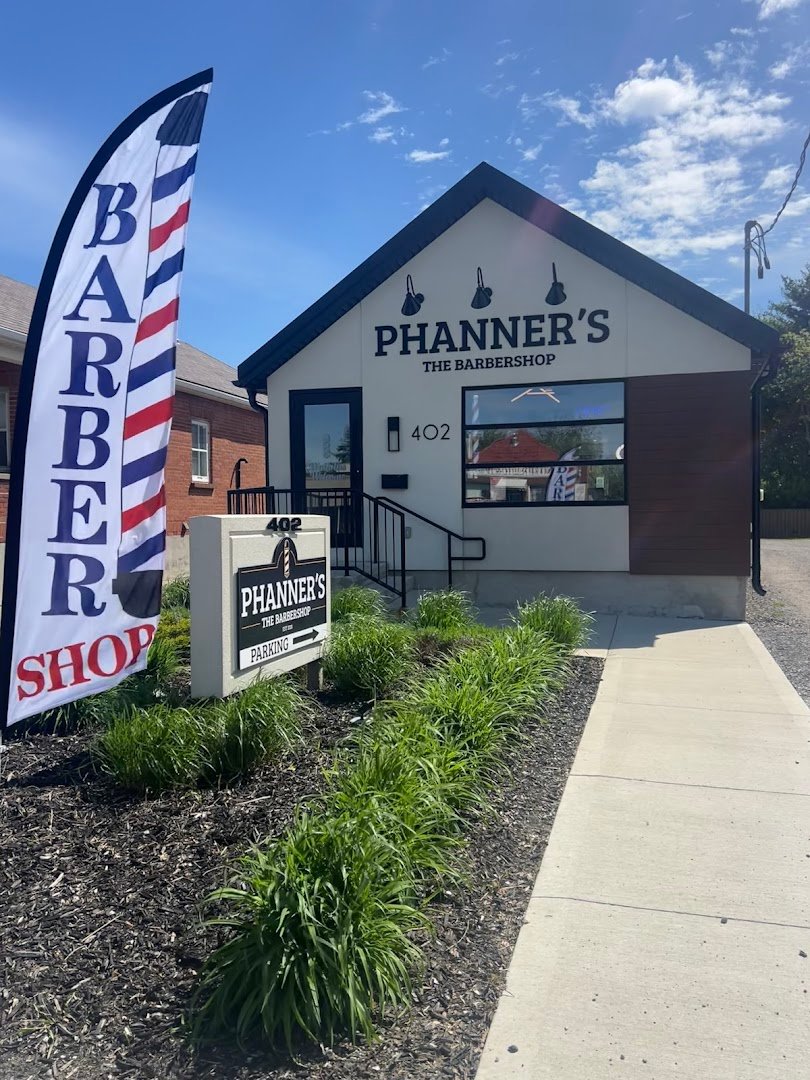 Phanner's The Barbershop barber shop interior, London Ontario
