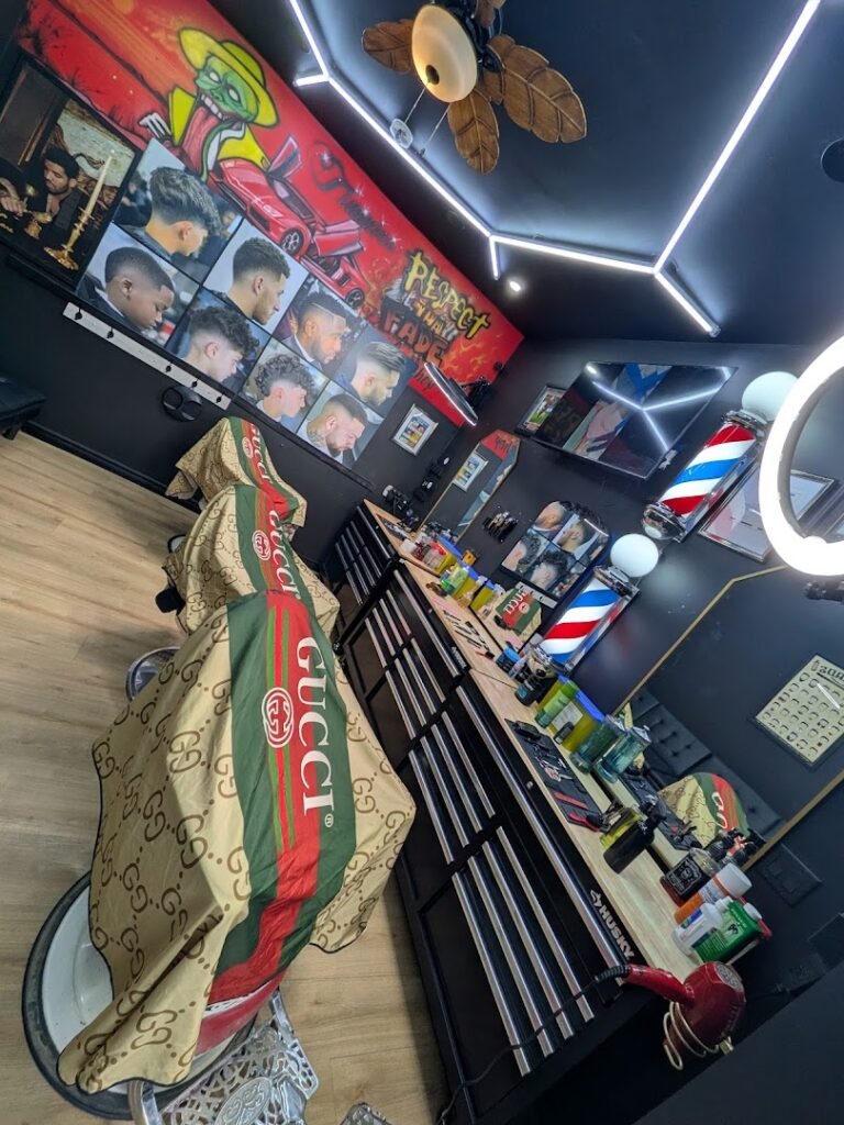 Timmies Barbershop barber shop interior, London Ontario