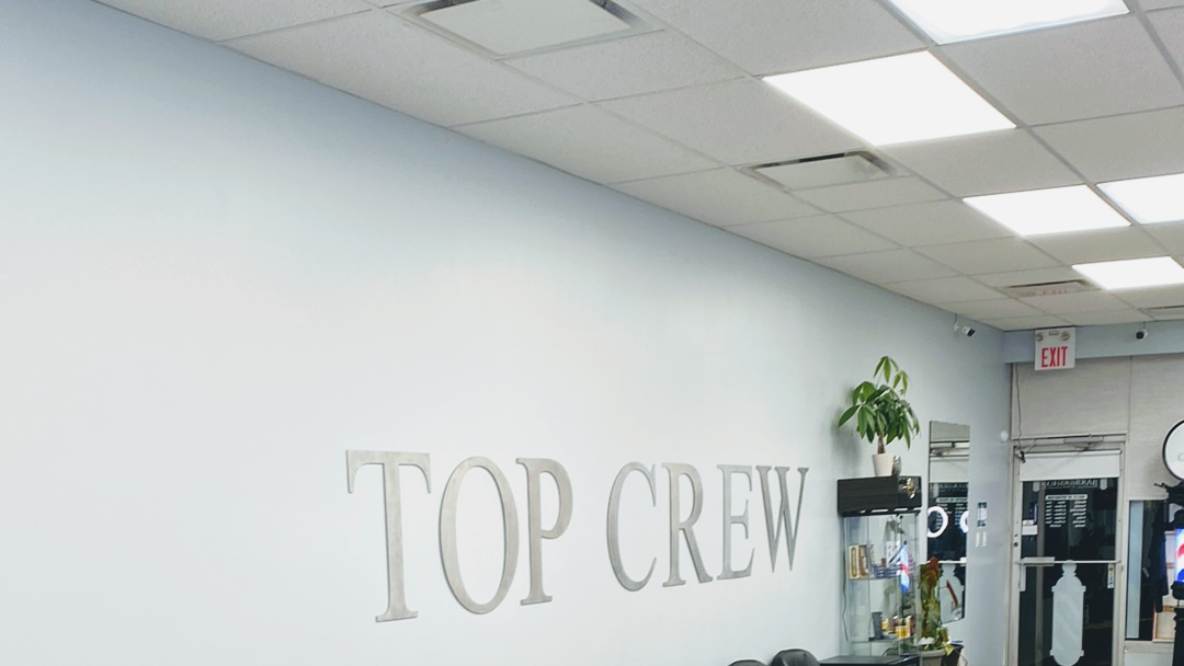 TOP CREW Barber Shop Lambeth barber shop interior, London Ontario