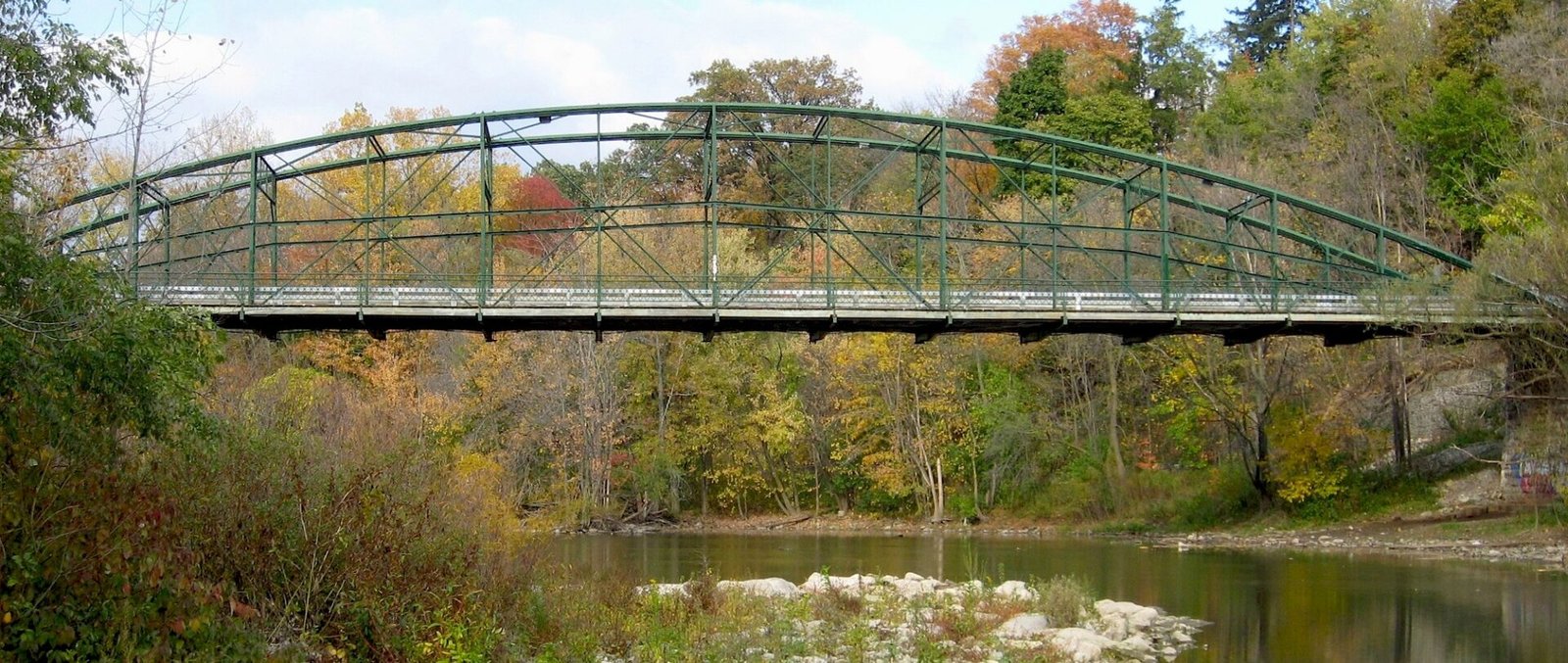 Blackfriars Bridge over the Thames River in London, Ontario